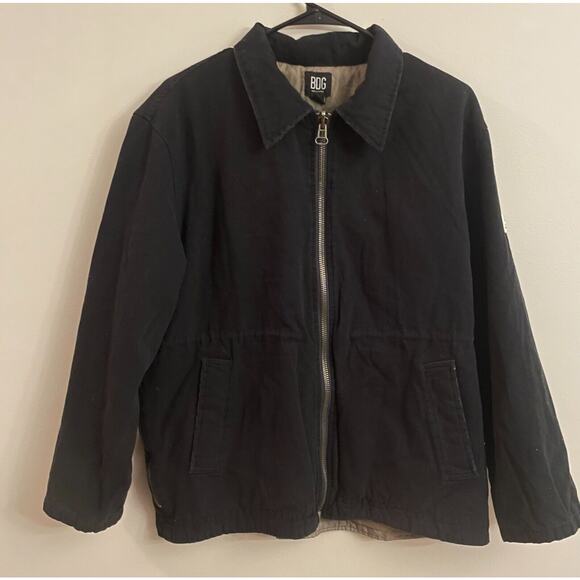 BDG‎ URBAN OUTFITTERS NAVY WASHED COTTON JACKET SIZE MEDIUM, OB989286 - Picture 1 of 7
